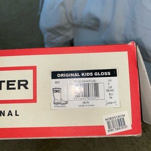 HUNTER GIRLS ORIGINAL RAIN BOOT